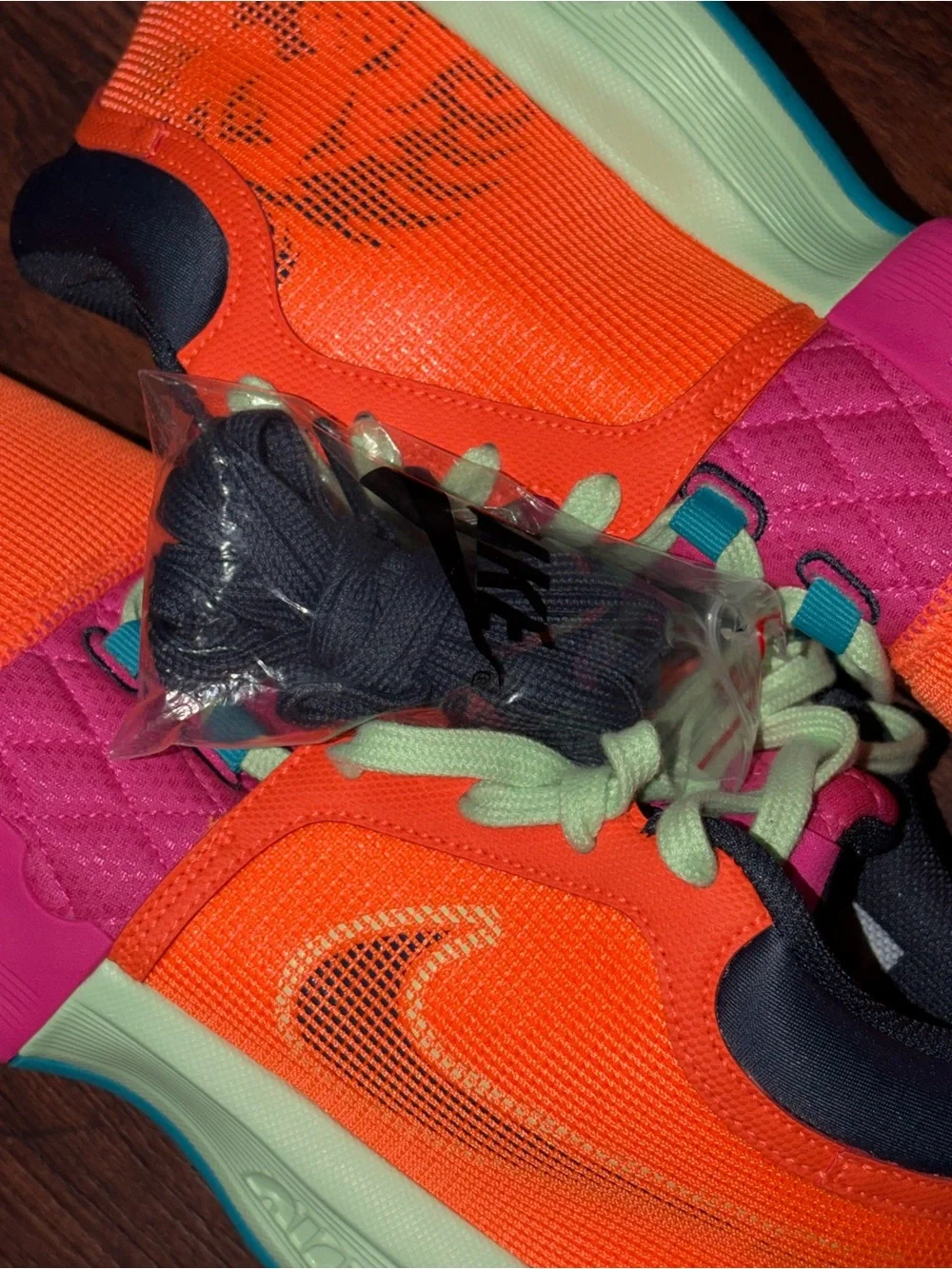 Nike size 9.5 colorful shoes